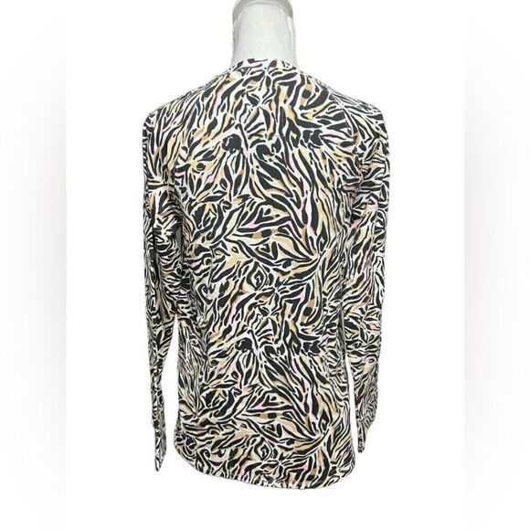 Lilly Pulitzer Luxletic Blythe Pullover UPF 50+ Onyx Can You Zee Me Small - Picture 3 of 5